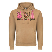 Vintage Camel peace love ballet Vintage Hoodie - NancyCooperArtShop