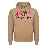 Vintage Coffee peace love ballet Vintage Hoodie - NancyCooperArtShop