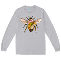 Moon Dust bee with flowers Long Sleeve Tee - Artiststas