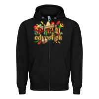 Black cinco de mayo special education Zipper Hoodie - CowGirlArtShop