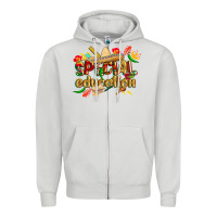 Dove Grey cinco de mayo special education Zipper Hoodie - CowGirlArtShop