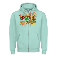 Seafoam cinco de mayo special education Zipper Hoodie - CowGirlArtShop