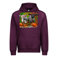 Mauve Wine Baby Sheeps Urban Hoodie - LillyAllenDesigns