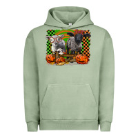 Pigment Oil Green Baby Sheeps Urban Hoodie - LillyAllenDesigns