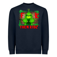Navy Fuck Them Kids Grinch Heavyweight Sweatshirt - Bettercallsaul