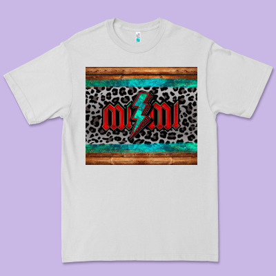 Leopard Lightning Bolt Mimi Mother's Day Premium Tee Designed By Jasminsmagicworld