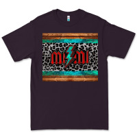 Plum leopard lightning bolt mimi mother's day Premium Tee - Jasminsmagicworld