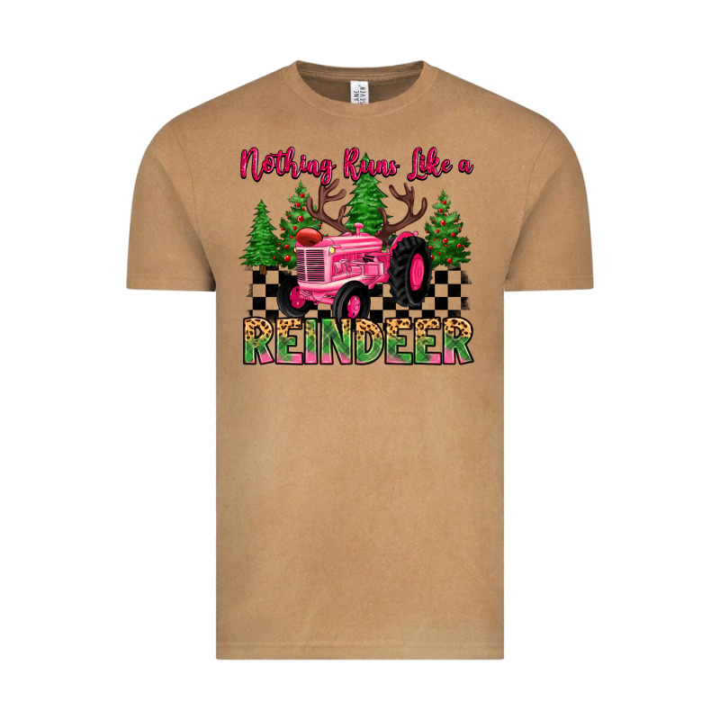Nothing Runs Like A Reindeer Vintage Tee by MaliasSmallBusiness | Teevron