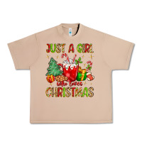 Burro just a girl who loves christmas Urban Heavy Tee - MaliasSmallBusiness