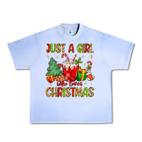 Grape Ice just a girl who loves christmas Urban Heavy Tee - MaliasSmallBusiness