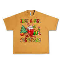 Peanut Butter just a girl who loves christmas Urban Heavy Tee - MaliasSmallBusiness