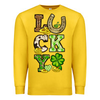 Lemon St. Patrick's Western lucky Premium Sweatshirt - OliviaCreatesArt