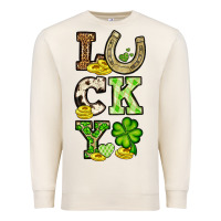 Sandshell St. Patrick's Western lucky Premium Sweatshirt - OliviaCreatesArt