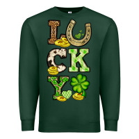 Sports Green St. Patrick's Western lucky Premium Sweatshirt - OliviaCreatesArt