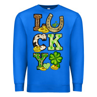 True Royal St. Patrick's Western lucky Premium Sweatshirt - OliviaCreatesArt