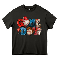 Asphalt game day baseball Heavy Core Tee - AdoDesignShop