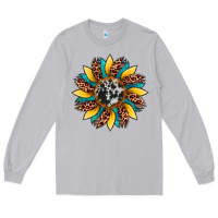 Moon Dust sunflower cowhide leopard Long Sleeve Tee - Artiststas