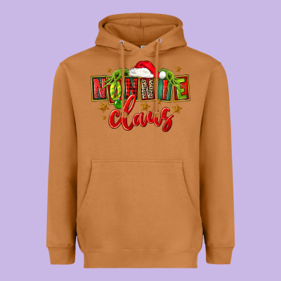 Christmas Nonnie Claus Heavyweight Hoodie Designed By Fadigitalartstudio
