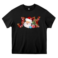Black joy christmas santa Heavy Core Tee - AdoDesignShop