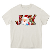 Cream joy christmas santa Heavy Core Tee - AdoDesignShop