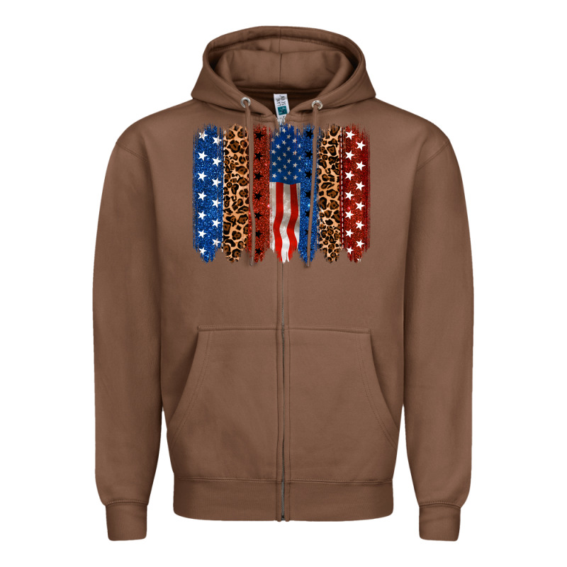 Back To Blue Brushstroke Zipper Hoodie by CowGirlArtShop | Teevron
