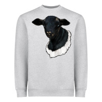 Heather Grey dorper sheep Heavyweight Sweatshirt - RanaPortraitStore