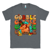 Charcoal Heather gobble gobble gobble gobble turkey Classic Tee - MaliasSmallBusiness