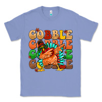 Colony Blue gobble gobble gobble gobble turkey Classic Tee - MaliasSmallBusiness