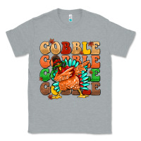 Heather Grey gobble gobble gobble gobble turkey Classic Tee - MaliasSmallBusiness