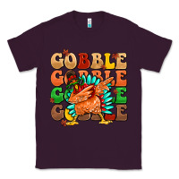 Plum gobble gobble gobble gobble turkey Classic Tee - MaliasSmallBusiness