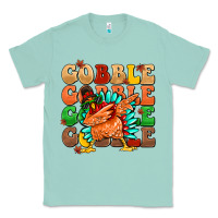 Seafoam gobble gobble gobble gobble turkey Classic Tee - MaliasSmallBusiness