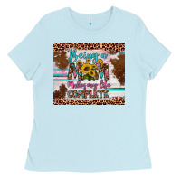 Baby Blue being a mom makes my life complete Ladies Tee - Artiststas
