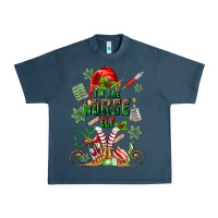 Midnight Navy im the nurse elf Urban Heavy Tee - MaliasSmallBusiness
