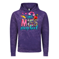 Cloud Purple little miss preschool Vintage Hoodie - NancyCooperArtShop