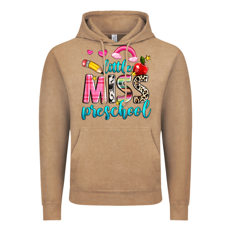 Little Miss Preschool Vintage Hoodie by NancyCooperArtShop | Teevron