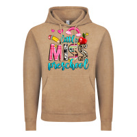 Vintage Coffee little miss preschool Vintage Hoodie - NancyCooperArtShop