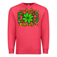 Cardinal One lucky dog mom St. Patrick's Premium Sweatshirt - OliviaCreatesArt