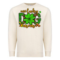 Sandshell One lucky dog mom St. Patrick's Premium Sweatshirt - OliviaCreatesArt