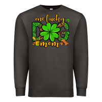 Smoke One lucky dog mom St. Patrick's Premium Sweatshirt - OliviaCreatesArt