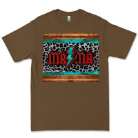 Cacao leopard lightning bolt mama mother's day tumbler Premium Tee - Jasminsmagicworld