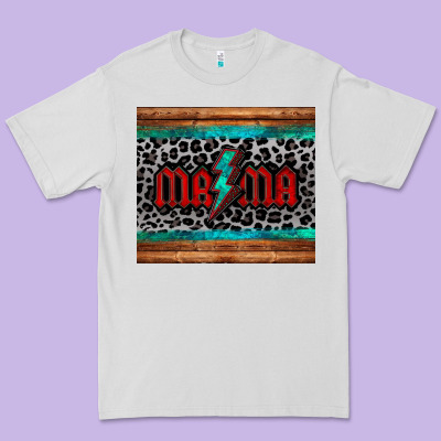 Leopard Lightning Bolt Mama Mother's Day Tumbler Premium Tee Designed By Jasminsmagicworld