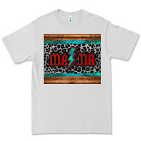 Dove Grey leopard lightning bolt mama mother's day tumbler Premium Tee - Jasminsmagicworld
