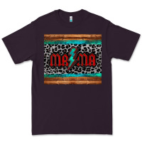 Plum leopard lightning bolt mama mother's day tumbler Premium Tee - Jasminsmagicworld