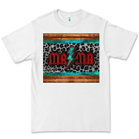 White leopard lightning bolt mama mother's day tumbler Premium Tee - Jasminsmagicworld