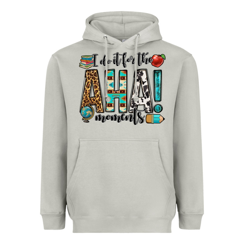 I Do It For The Aha Moments Teacher Heavyweight Hoodie by OliviaCreatesArt | Teevron