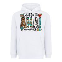 White i do it for the aha moments teacher Heavyweight Hoodie - OliviaCreatesArt
