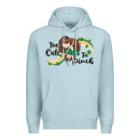 Blue Mist St. Patrick' Too cute to pinch Premium Hoodie - CowGirlArtShop