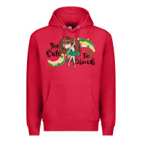 Cardinal St. Patrick' Too cute to pinch Premium Hoodie - CowGirlArtShop