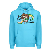 Ocean Blue St. Patrick' Too cute to pinch Premium Hoodie - CowGirlArtShop