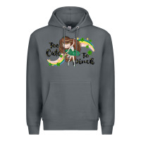Rock St. Patrick' Too cute to pinch Premium Hoodie - CowGirlArtShop